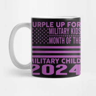 Purple Up For Military Kids Military Child Month Mug